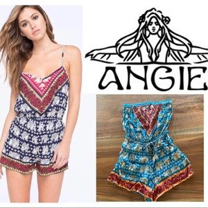 ANGIE Elephant Design Romper